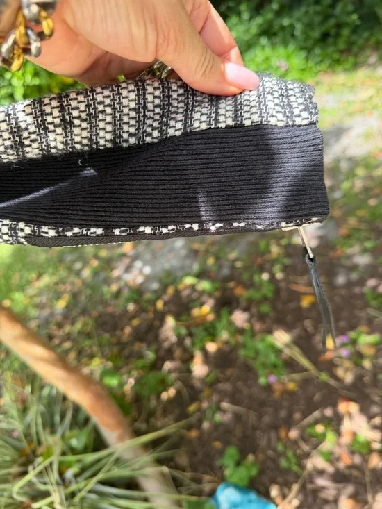 Rebecca Taylor Jacket tweed leather trim zipper legally blonde 2000s classic - Picture 3 of 6